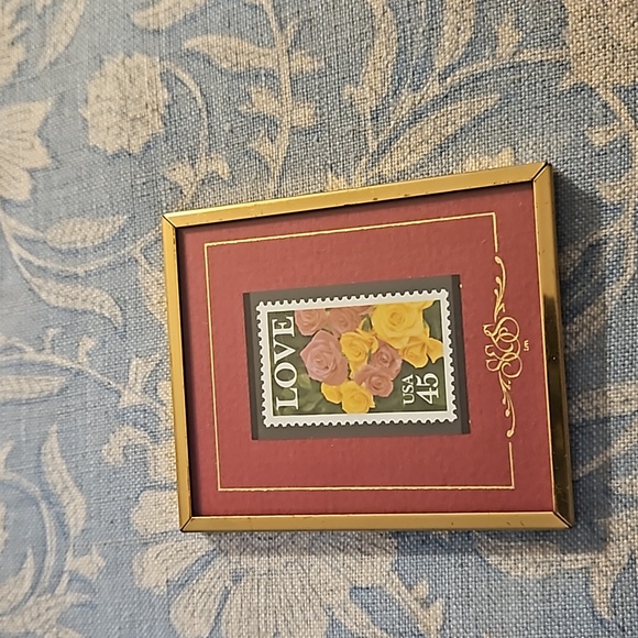 Collectable Framed Love Stamp on Stand - Picture 7 of 11